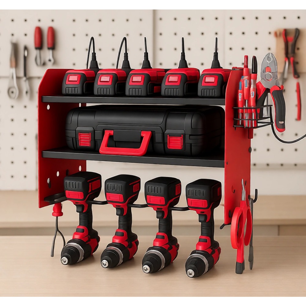 Power Tools Holder - Wall Mount Power Tool Organizer with