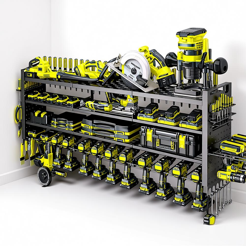 Power Tools Holder - Large Power Tool Organizer Wall Mount,