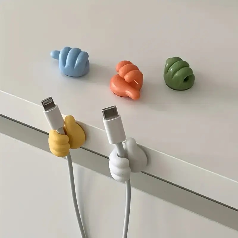 Power Tools Holder - 2026 10Pcs Thumb-Shaped Cable Organizer Storage