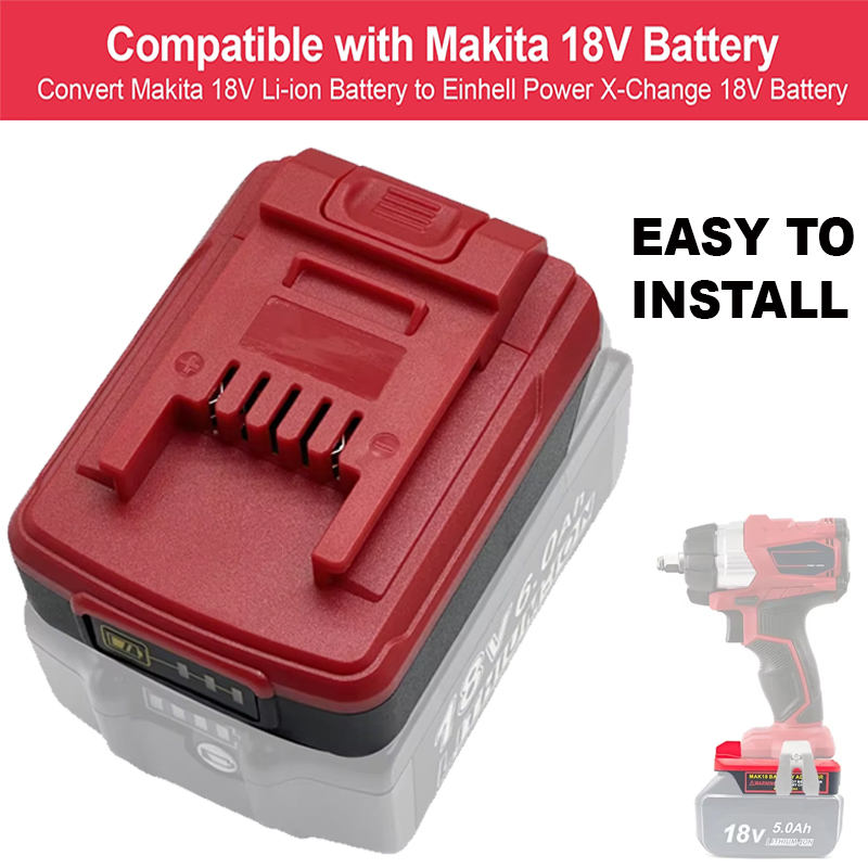 Power Tools Einhell - Lithium Battery Adapter Converter Replacement For