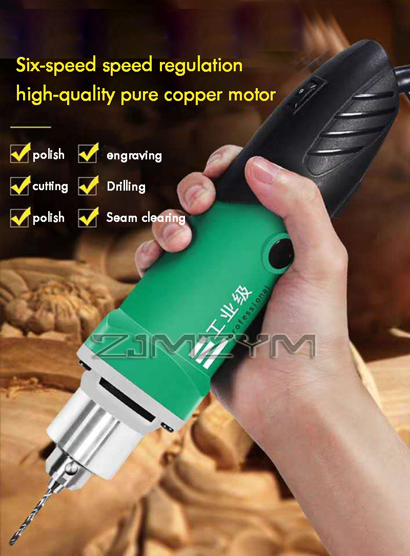 Power Tools Usa - 6-Position Variable Speed High-Power Engraver Electric