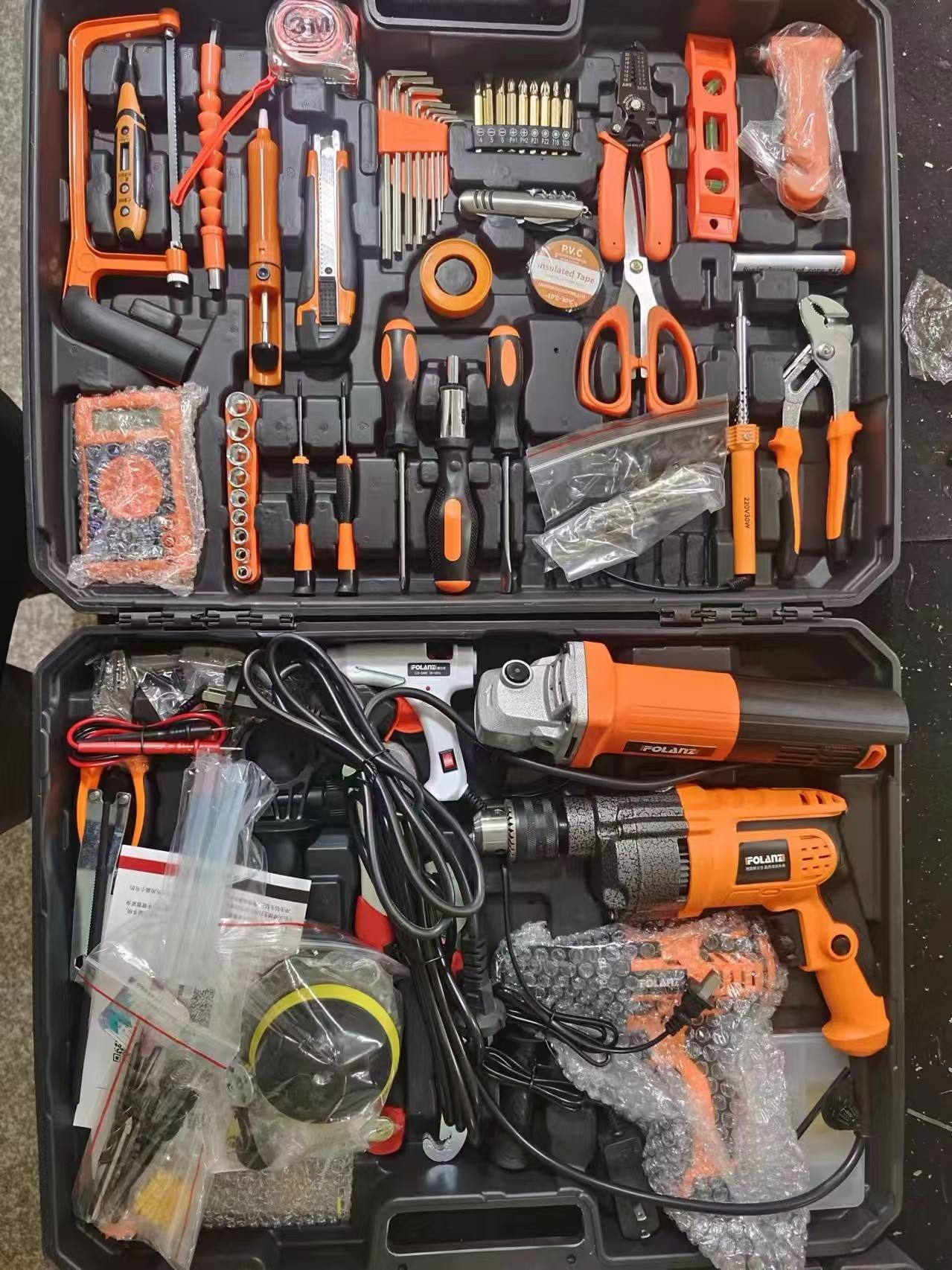 Multifunctional Electric Drill - Power Tools Kit Set recension och pris