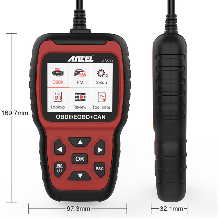Ancel AS500 OBD2 Electric Powe - Power Tools English recension och pris