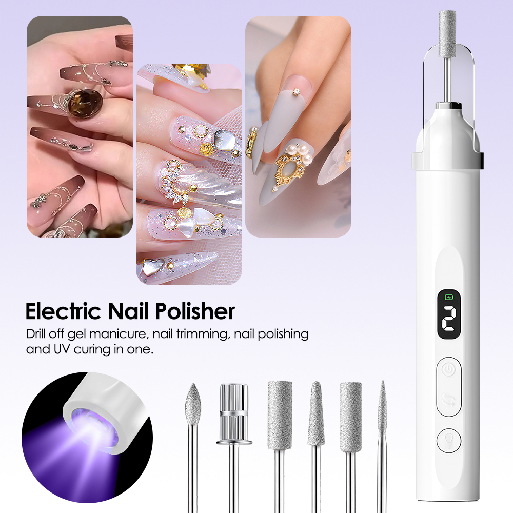 Cordless Electric Nail Drill w - Power Tools Kit Set recension och pris