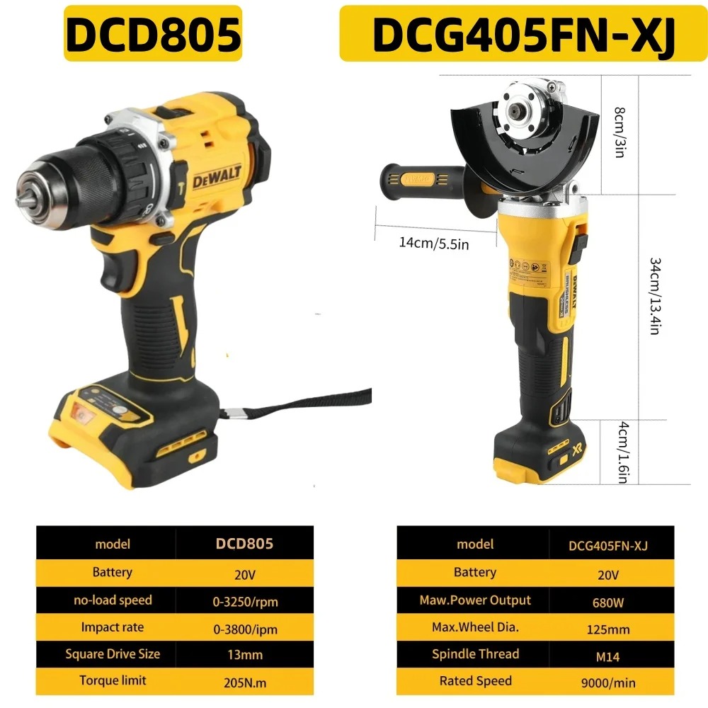 DEWALT DCG405FN 20V 125mm Brus - Combo Power Tools recension och pris