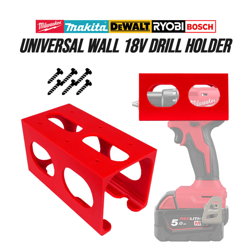 Universal 18V Drill Wall Mount - Power Tools Holder recension och pris