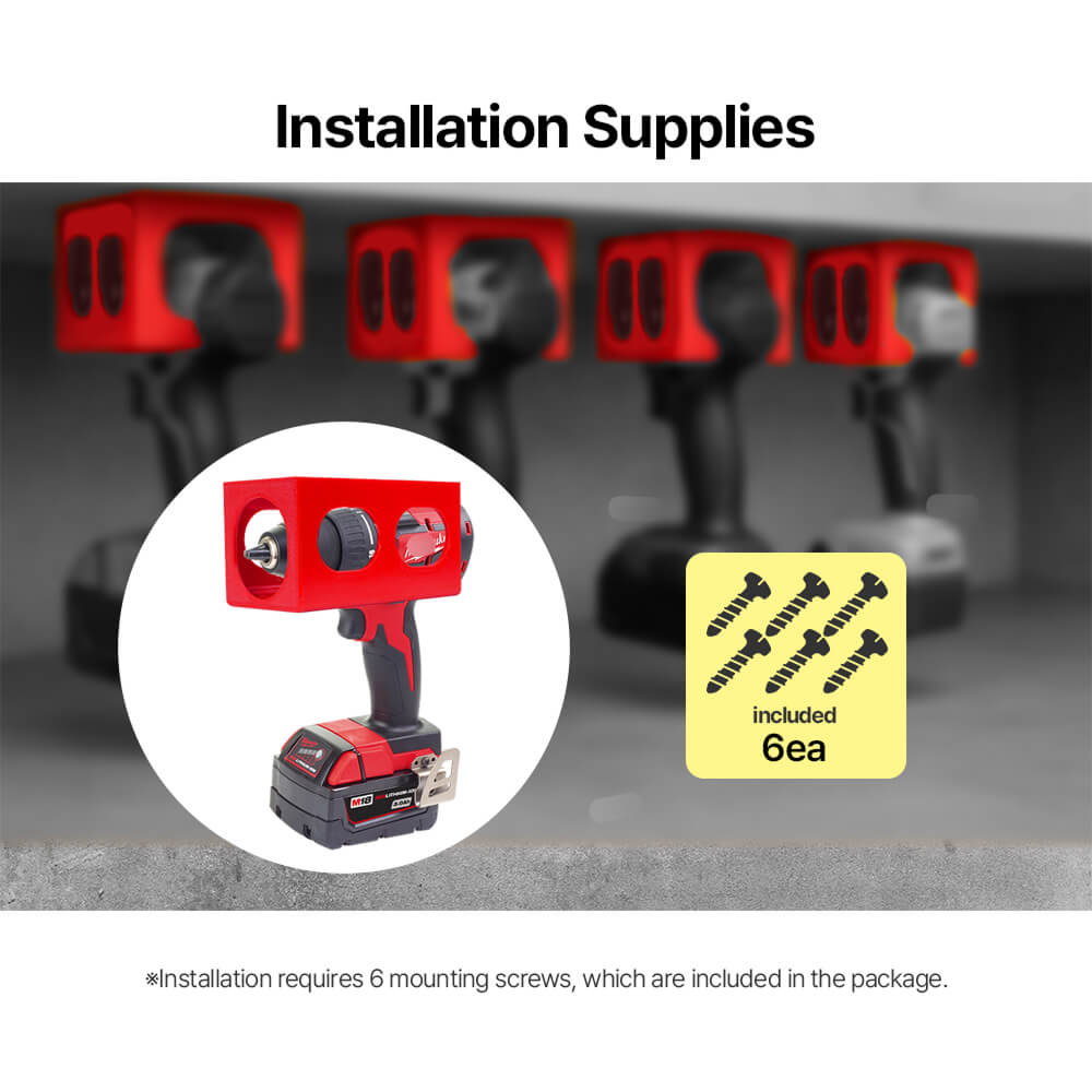 Universal 18V Drill Wall Mount - Power Tools Holder recension och pris