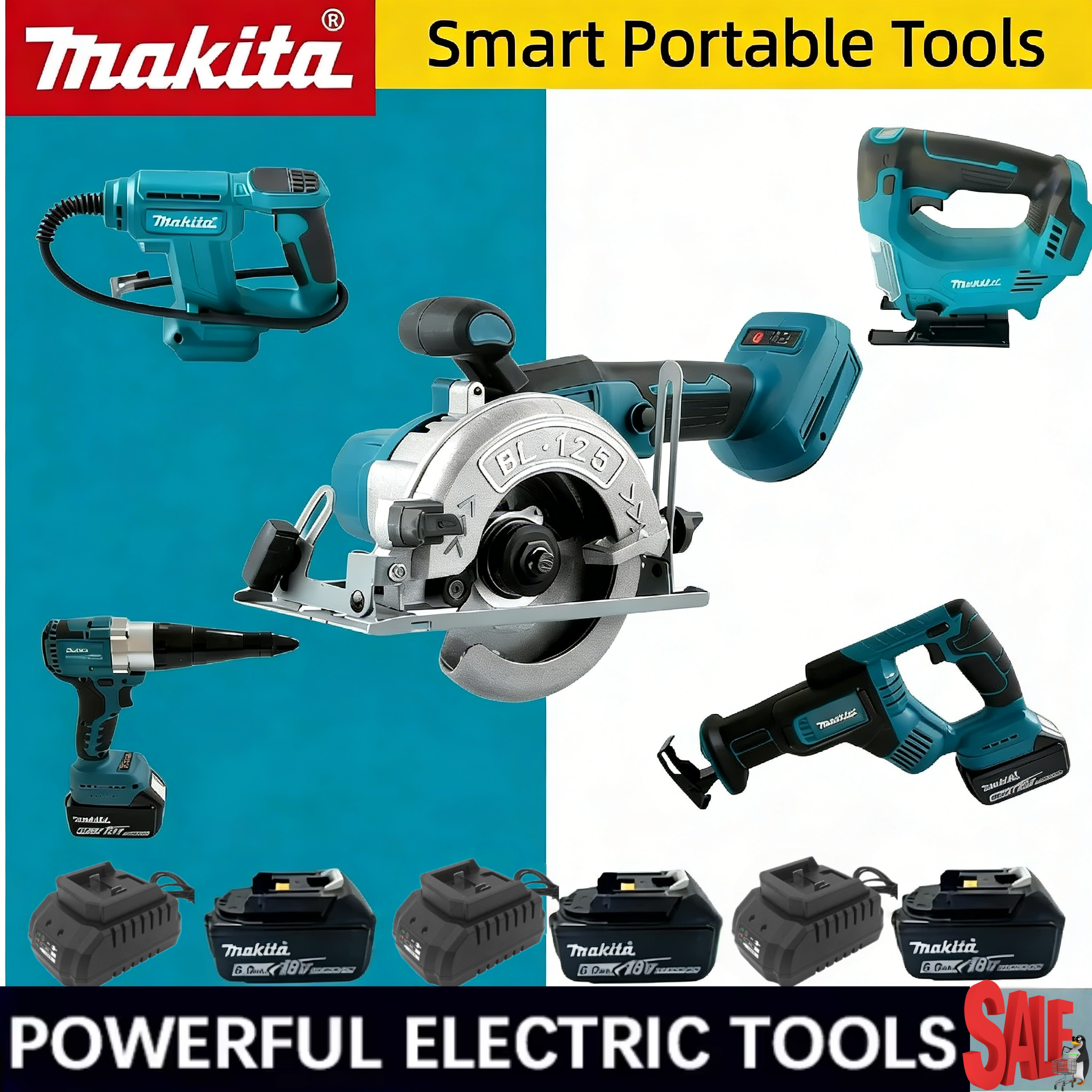 Makita Cordless 18V Power Tool - Combo Power Tools recension och pris