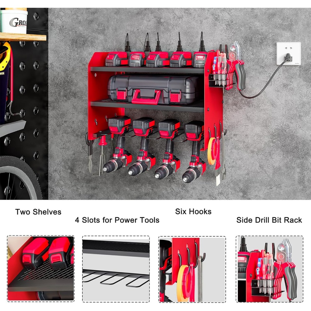 Wall Mount Power Tool Organize - Power Tools Holder recension och pris
