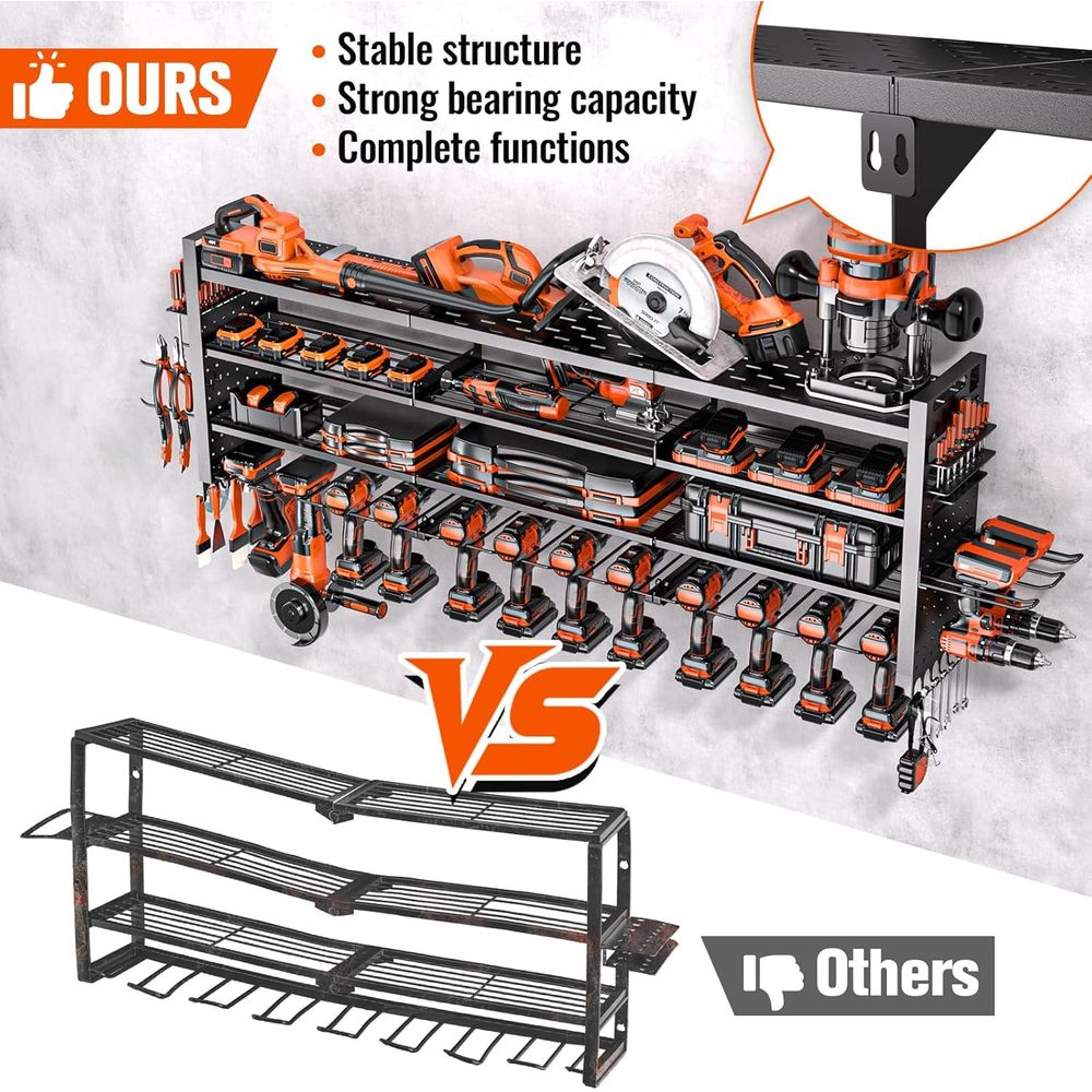 Large Power Tool Organizer Wal - Power Tools Holder recension och pris