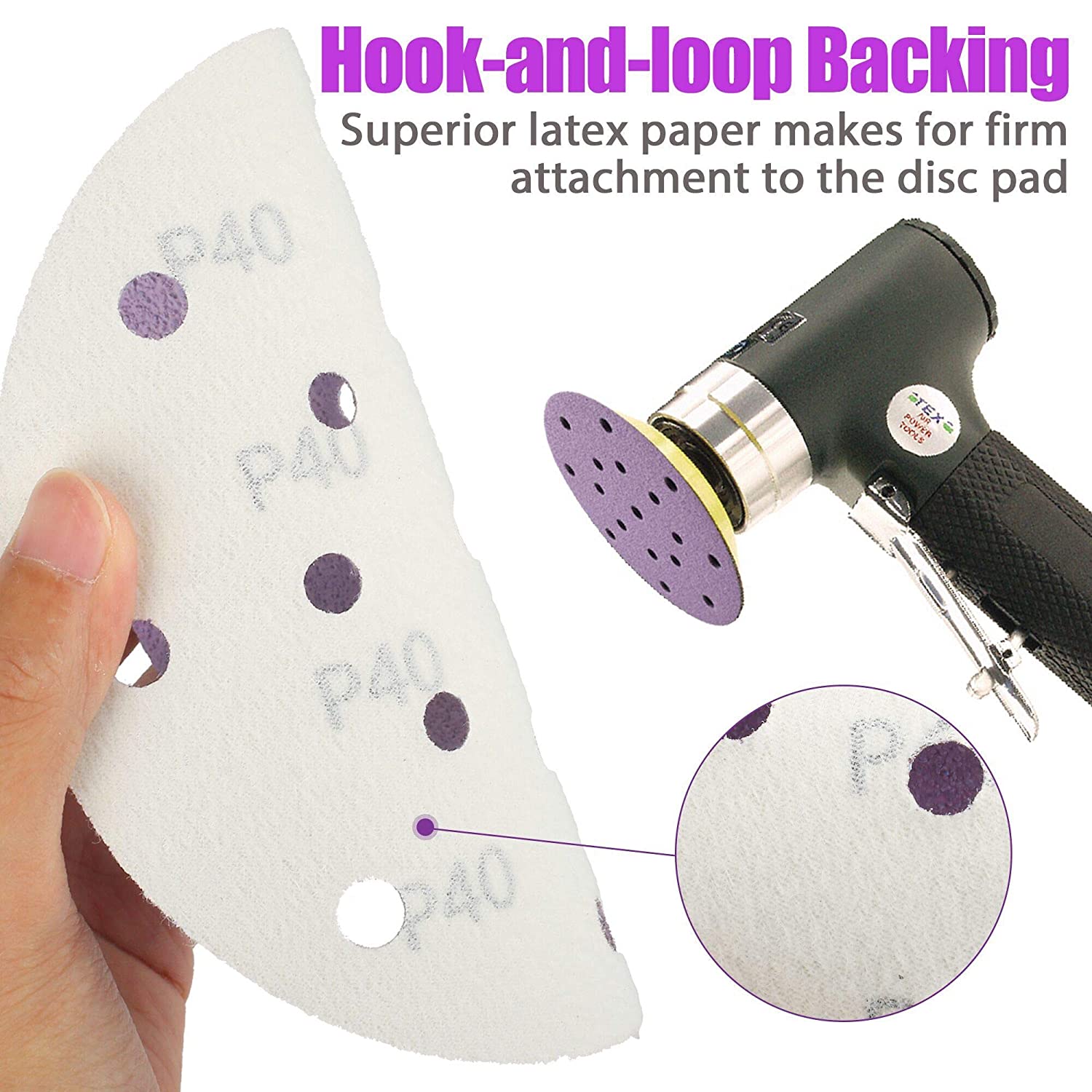 6 Inch 17 Hole Sanding Discs 6 - Random Orbital Sander recension och pris