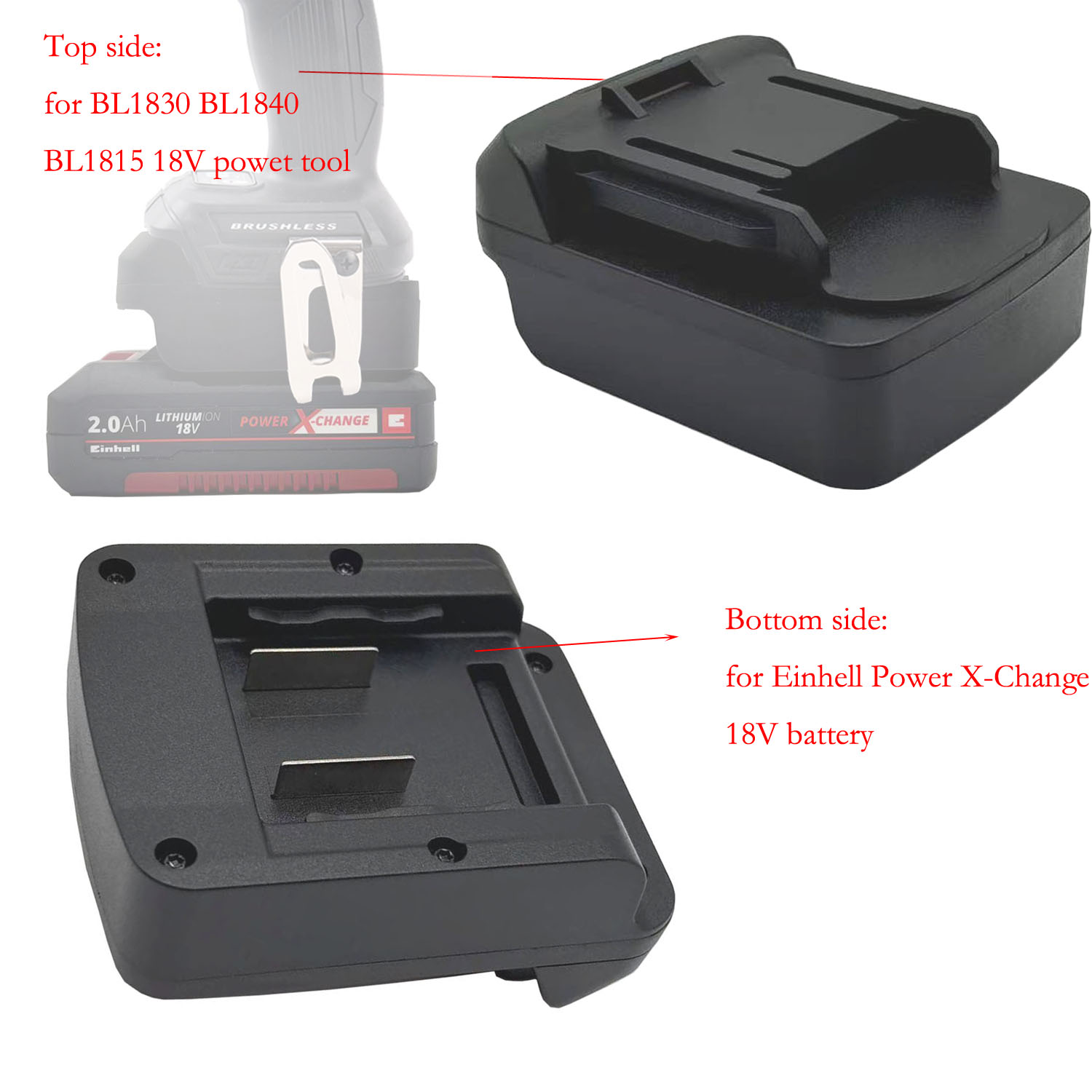 Battery Adapter Converter For  - Power Tools Einhell recension och pris