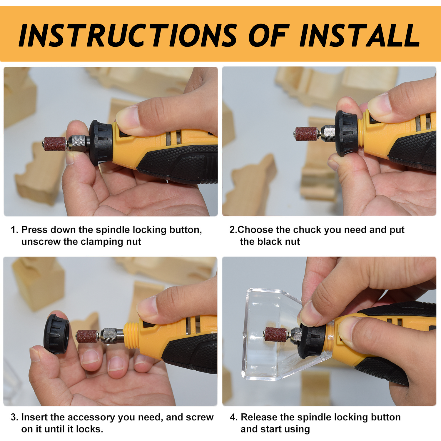 Rotary Tool Kit, Equipped With - Power Tools Kit Set recension och pris