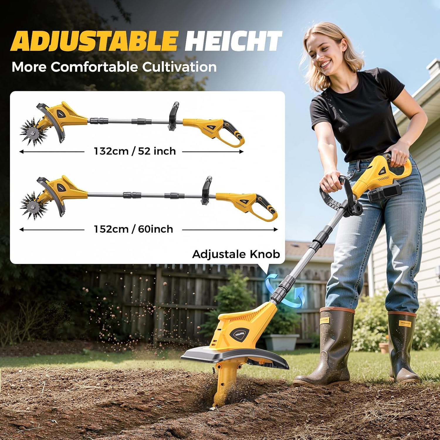 Cordless Tiller Cultivator Com - Power Tools Usa recension och pris