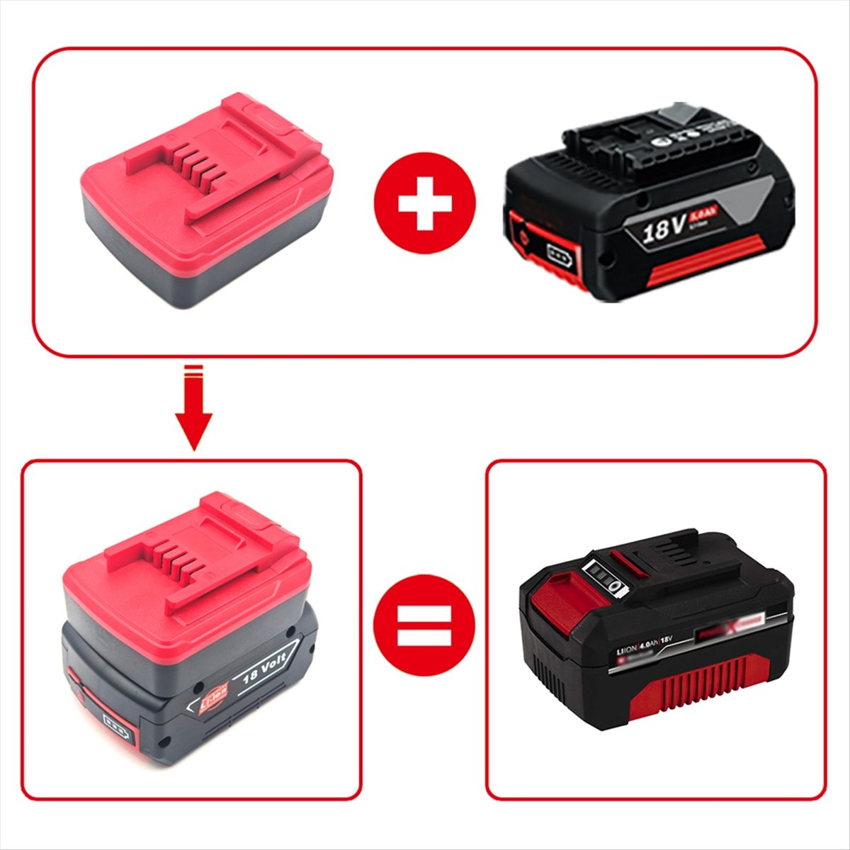A58Z For Bosch BAT Series 18V  - Power Tools Einhell recension och pris