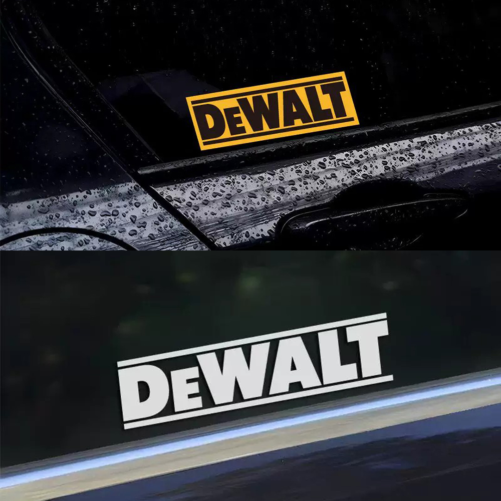 Reflective DEWALT Logo Sticker - Power Tools Logo recension och pris