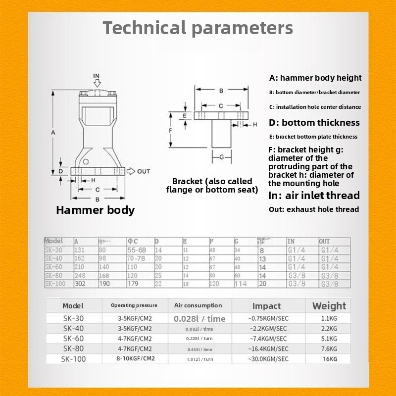 Air hammer, powerful impact pn - Power Tools Pneumatic recension och pris