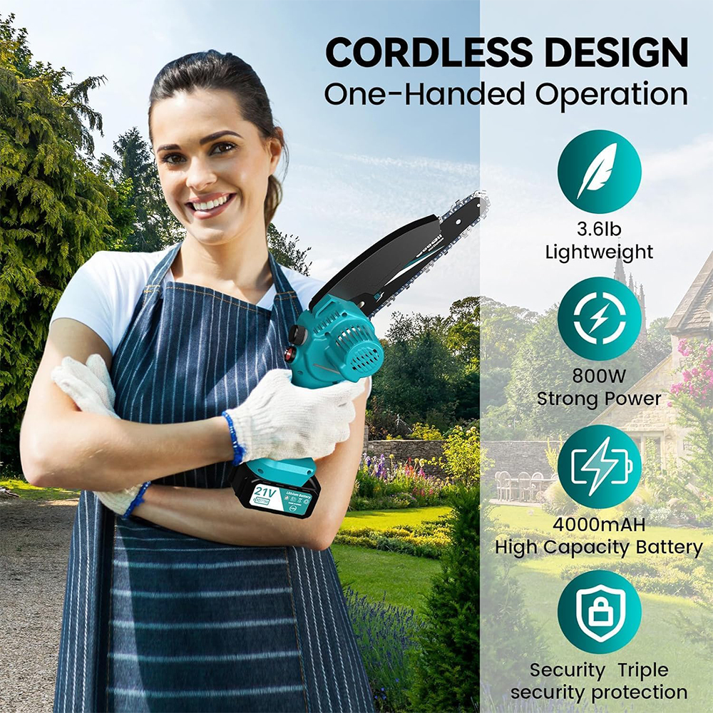 SEESII 8'' Mini Cordless Chain - Combo Power Tools recension och pris