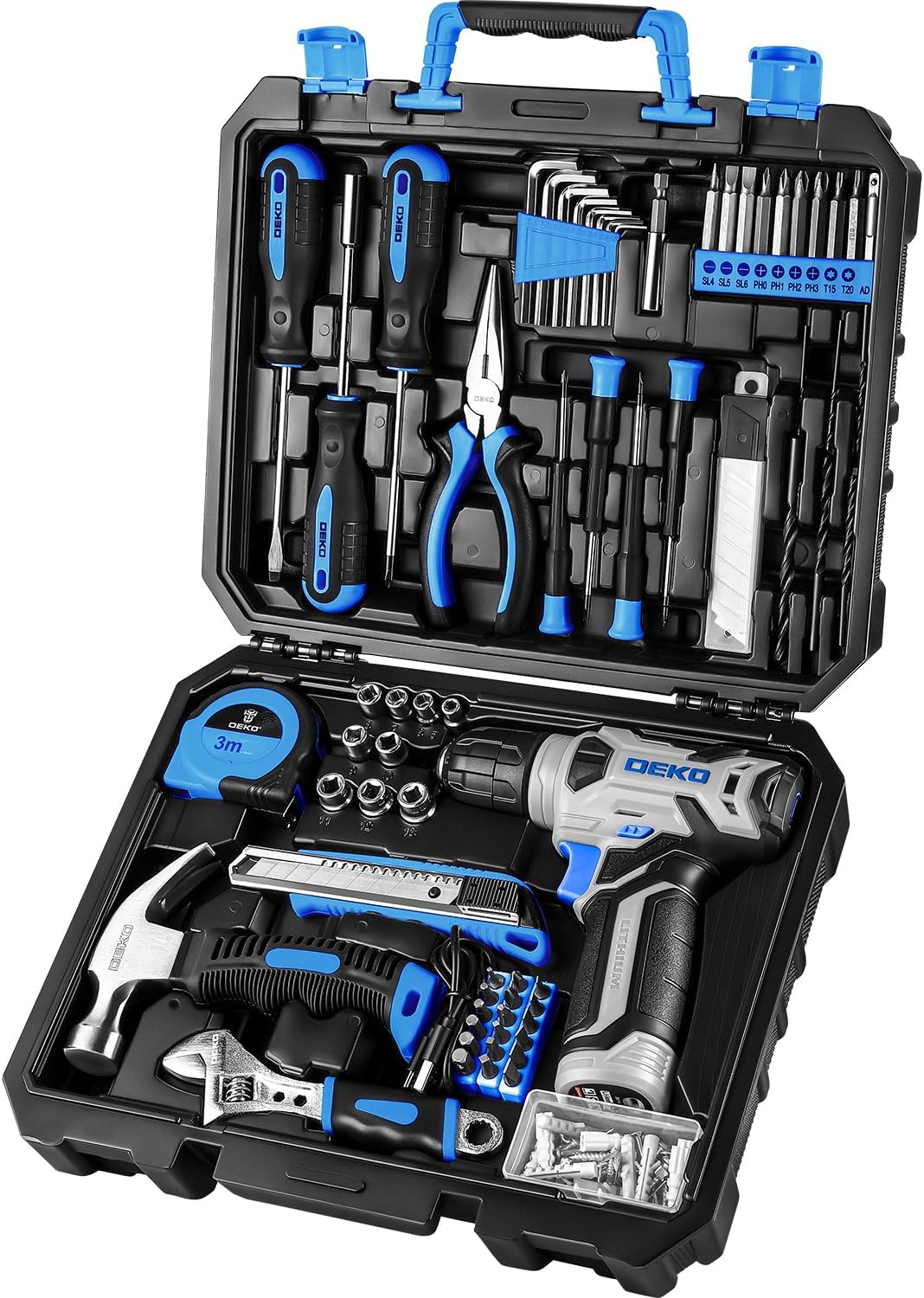 DEKO Drill Set: Tool Set with  - Combo Power Tools recension och pris