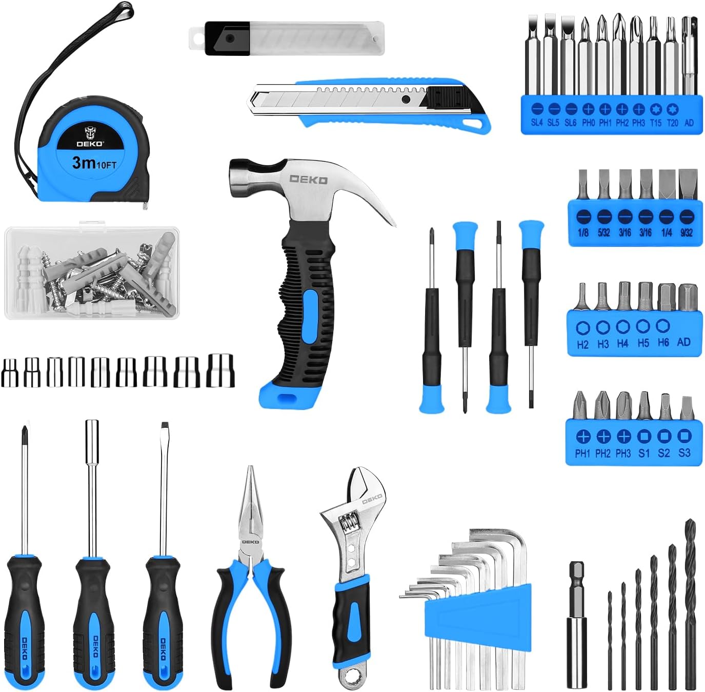 DEKO Drill Set: Tool Set with  - Combo Power Tools recension och pris