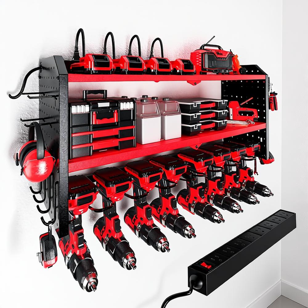 Power Tool Organizer with Char - Power Tools Holder recension och pris
