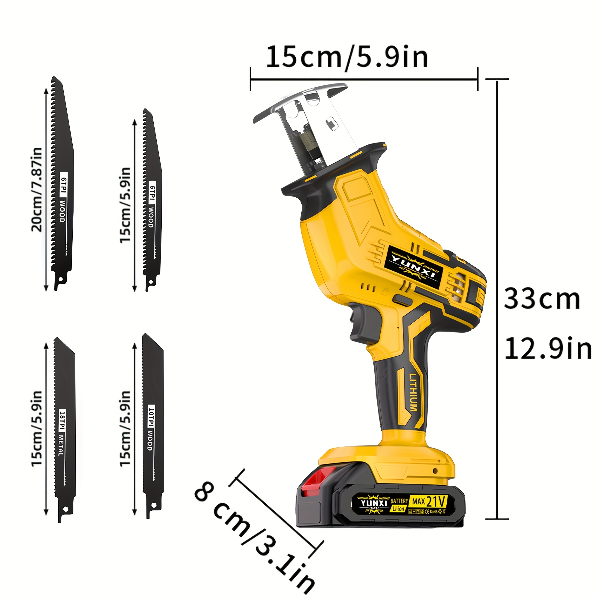Newly Upgraded Electric Recipr - Power Tools For Home recension och pris