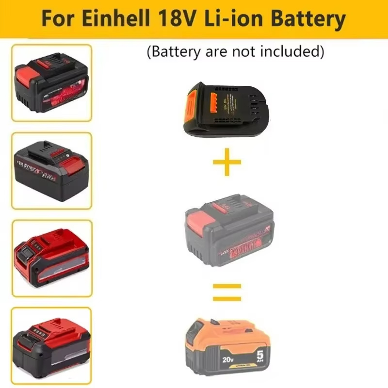 Tool Battery Adapter for Dewal - Power Tools Einhell recension och pris