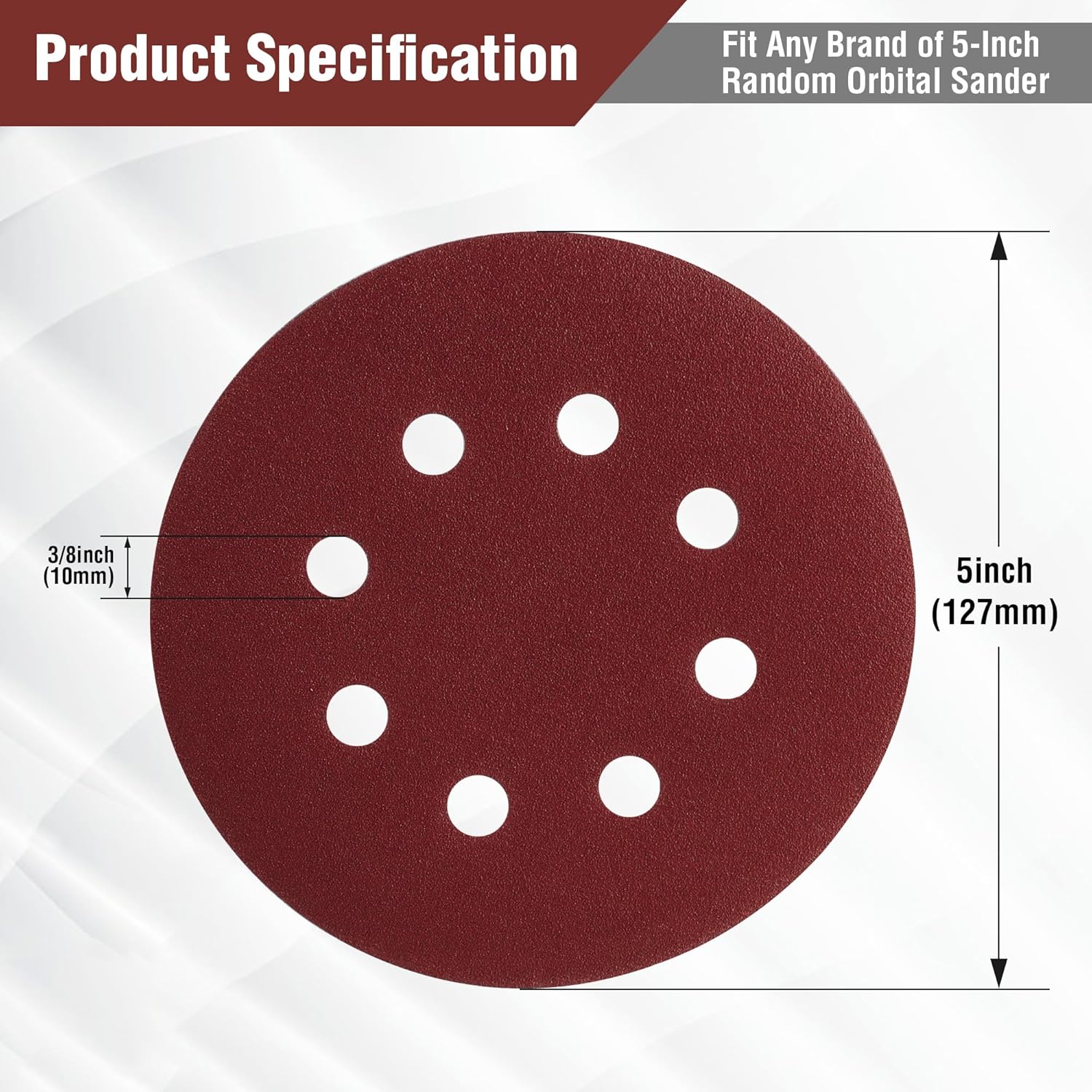 150-Piece Sanding Discs Set 5- - Random Orbital Sander recension och pris