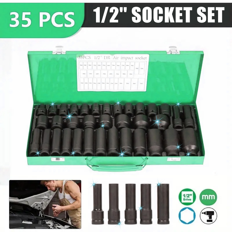 35pcs Professional Heavy-Duty  - Power Tools Pneumatic recension och pris