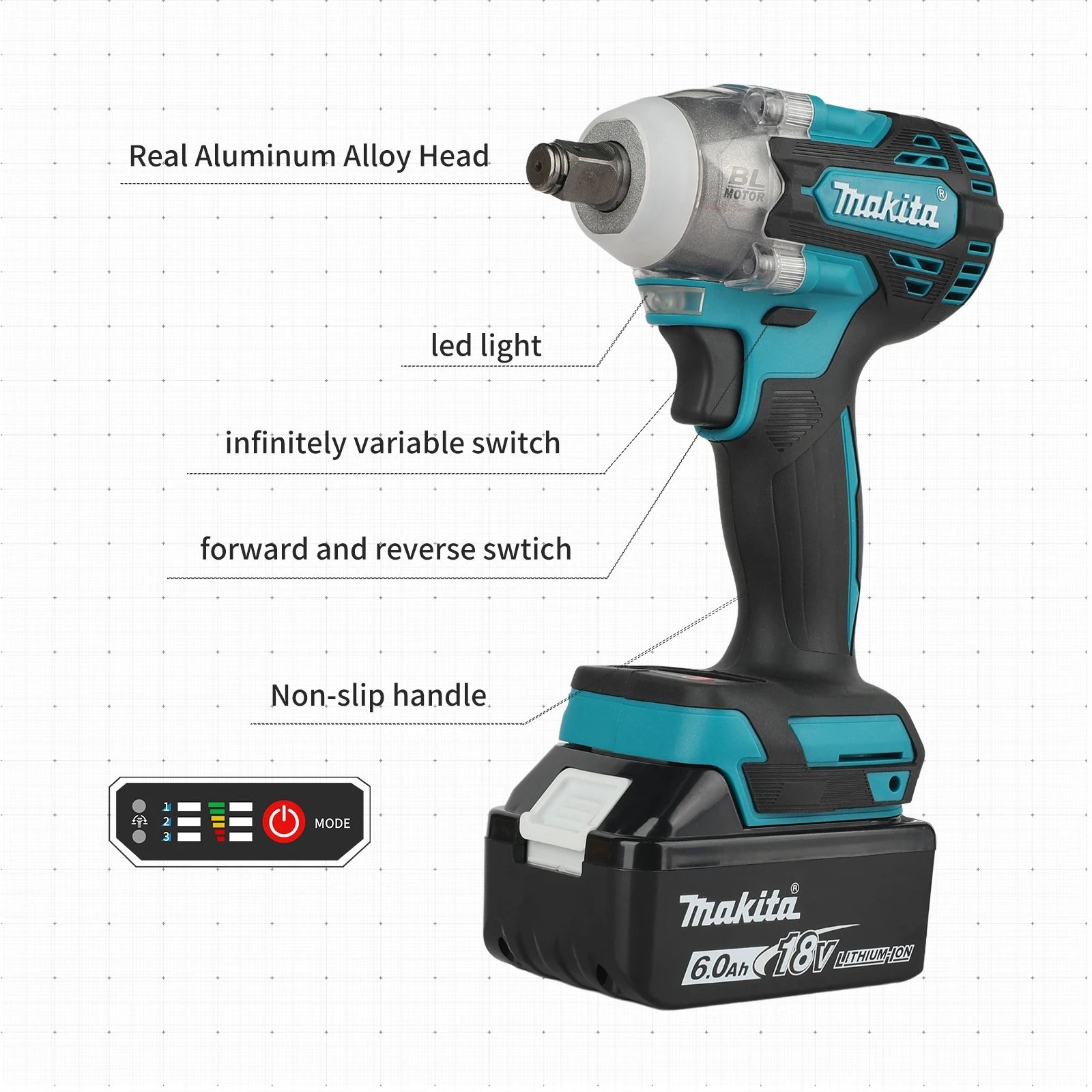 Makita DTW300 18V Tool Set Bru - Power Tools Kit Set recension och pris