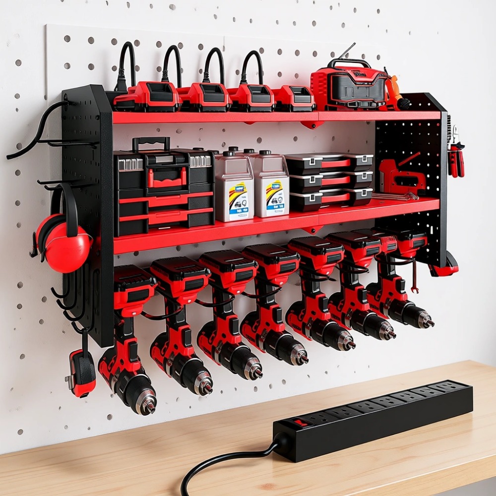 Wall Mount Power Tool Organize - Power Tools Holder recension och pris