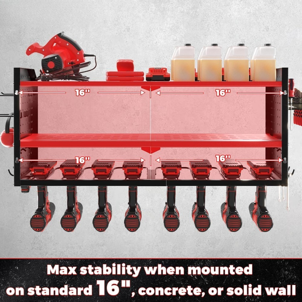 Wall Mount Power Tool Organize - Power Tools Holder recension och pris