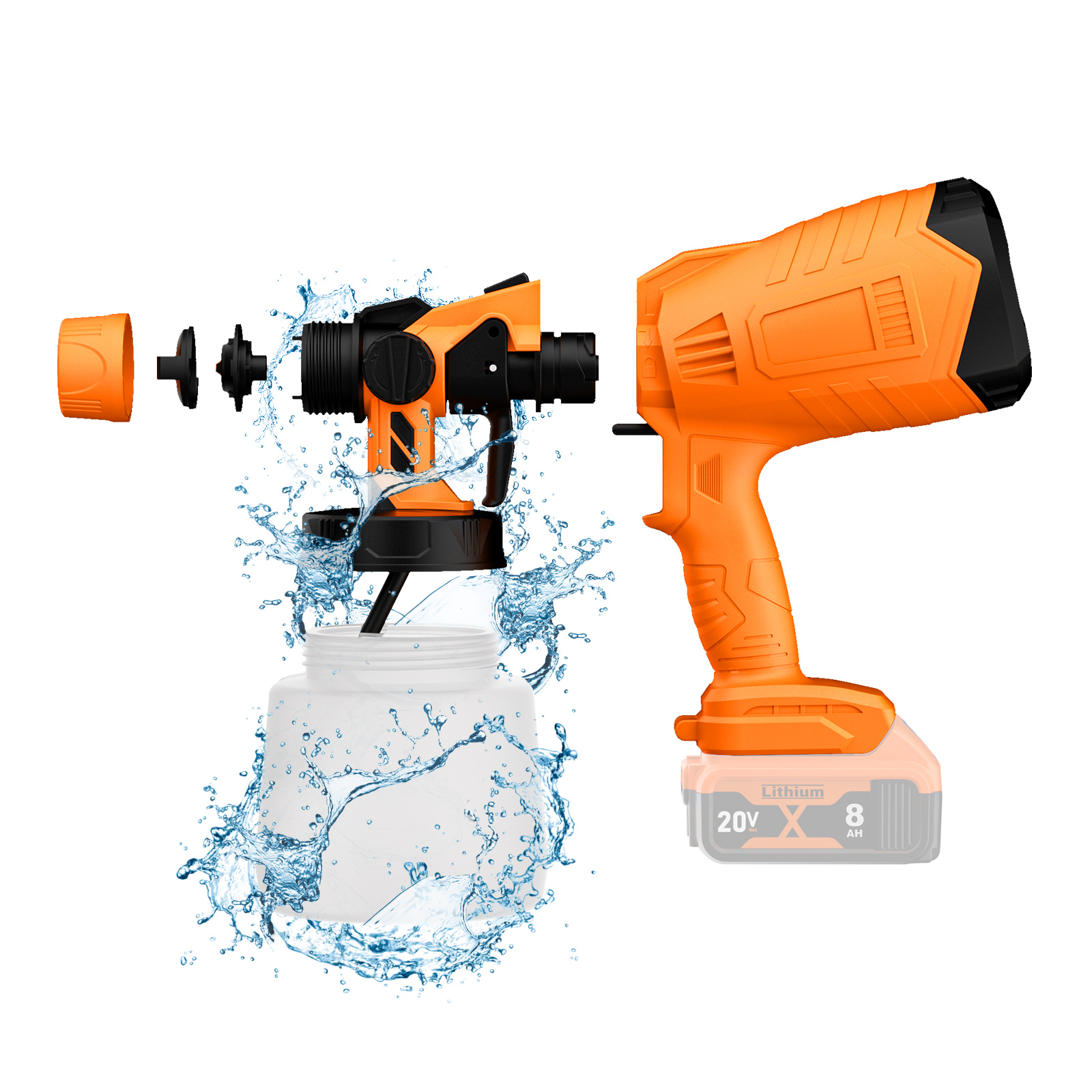 1000ML Electric Spray Gun For  - Power Tools For Windows recension och pris