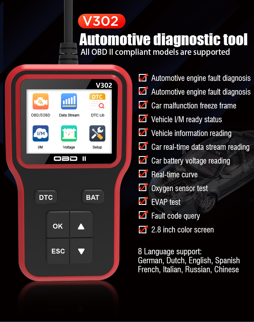 Professional Car Code Reader D - Power Tools English recension och pris